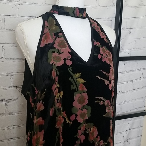 Band of Gypsies Velvet Burnout Dress - Picture 3 of 5